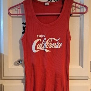 California Red Tank Top